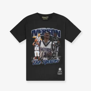 Allen Iverson Georgetown Hoyas The Answer Tee - Faded Black