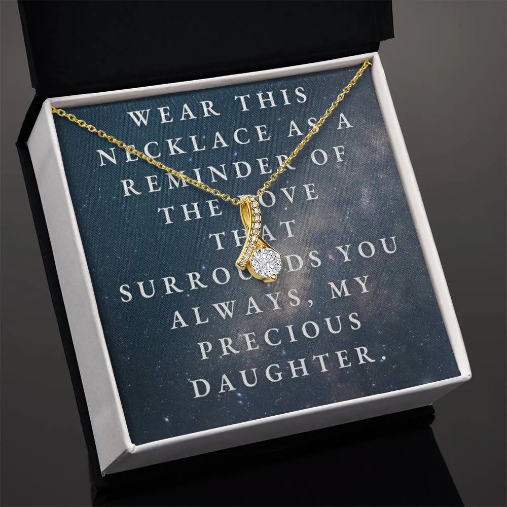 Alluring Beauty Necklace (Yellow & White Gold Variants)