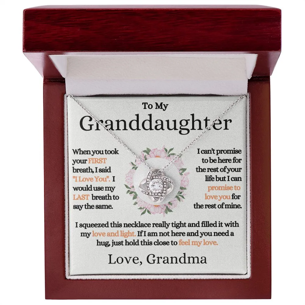 [Almost Sold Out] Granddaughter 14k Gold Necklace - Promise (Love, Grandma)