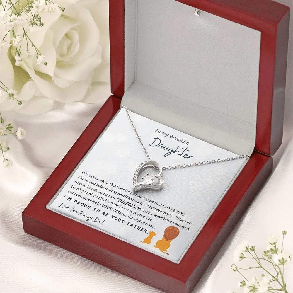 (Almost Sold Out) To My Beautiful Daughter, I'm Proud To Be Your Father (Personalize)