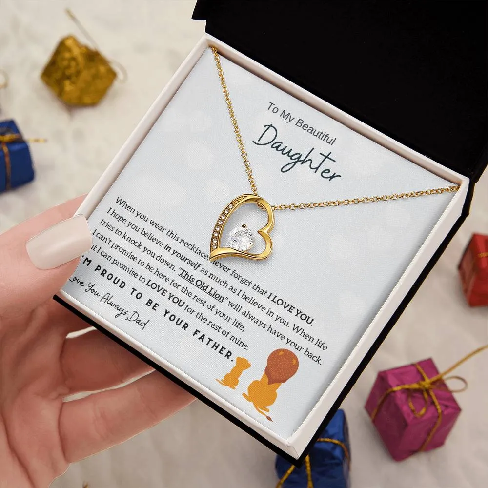 (Almost Sold Out) To My Beautiful Daughter, I'm Proud To Be Your Father (Personalize)