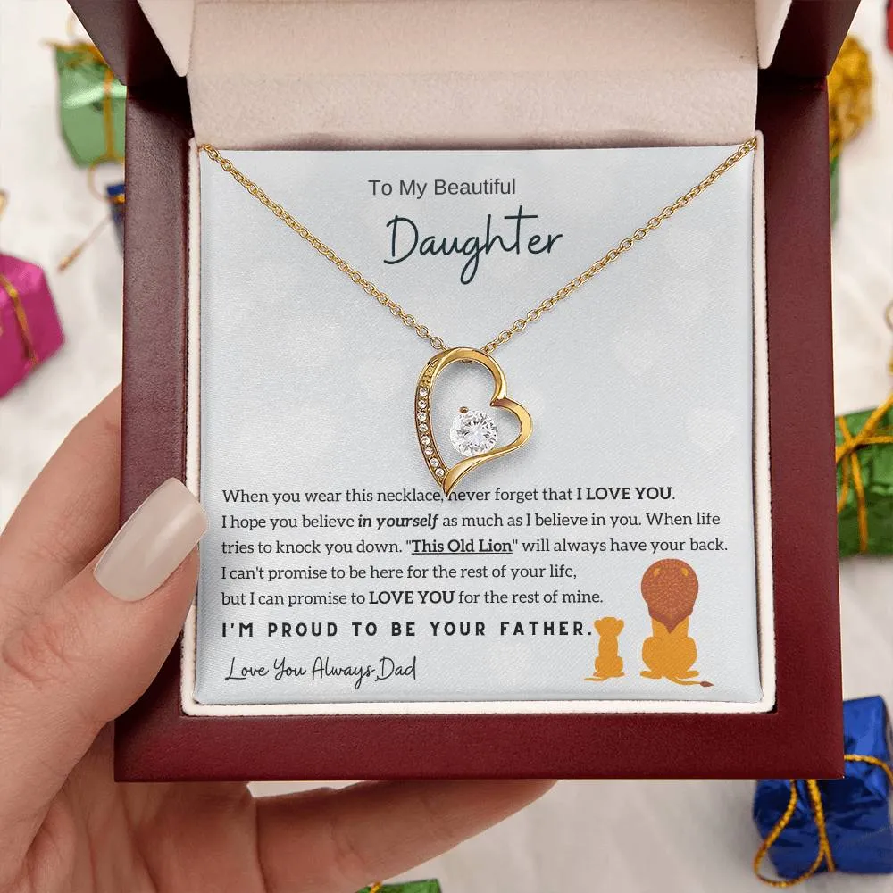 (Almost Sold Out) To My Beautiful Daughter, I'm Proud To Be Your Father (Personalize)