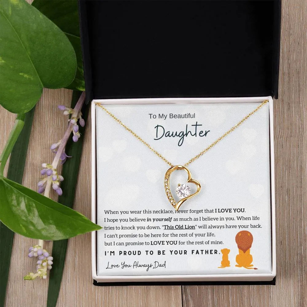 (Almost Sold Out) To My Beautiful Daughter, I'm Proud To Be Your Father (Personalize)