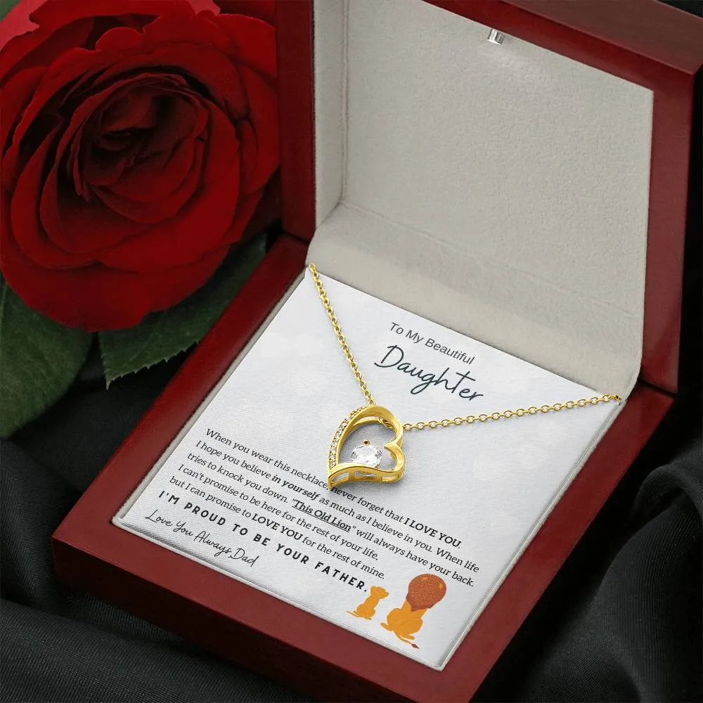 (Almost Sold Out) To My Beautiful Daughter, I'm Proud To Be Your Father (Personalize)