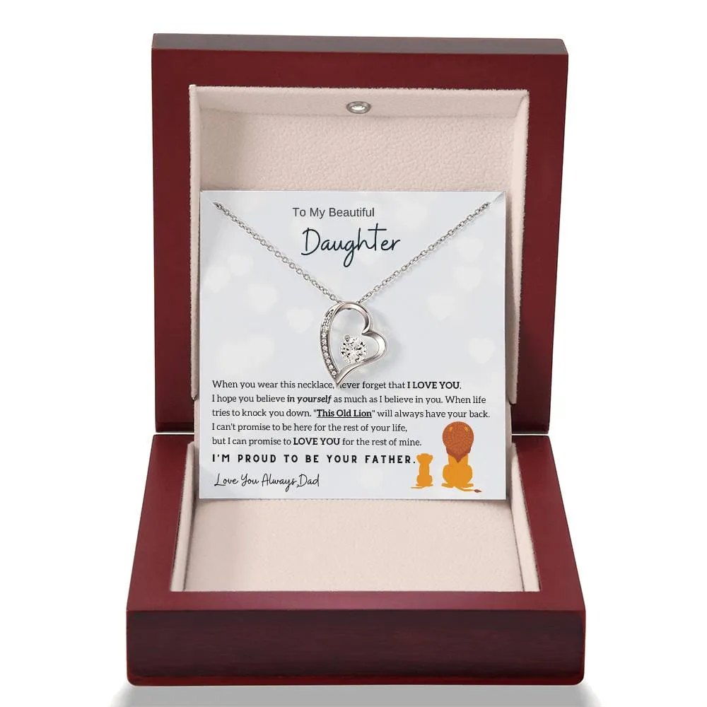 (Almost Sold Out) To My Beautiful Daughter, I'm Proud To Be Your Father (Personalize)