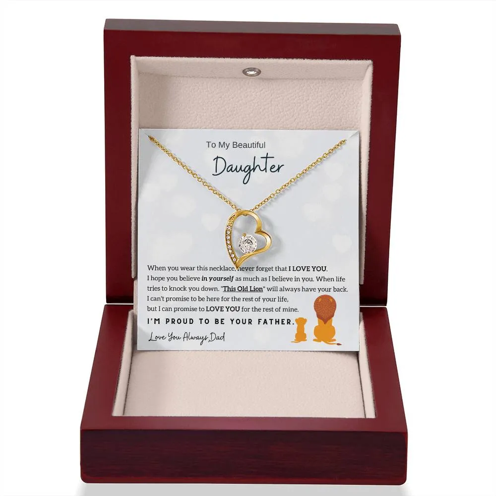 (Almost Sold Out) To My Beautiful Daughter, I'm Proud To Be Your Father (Personalize)