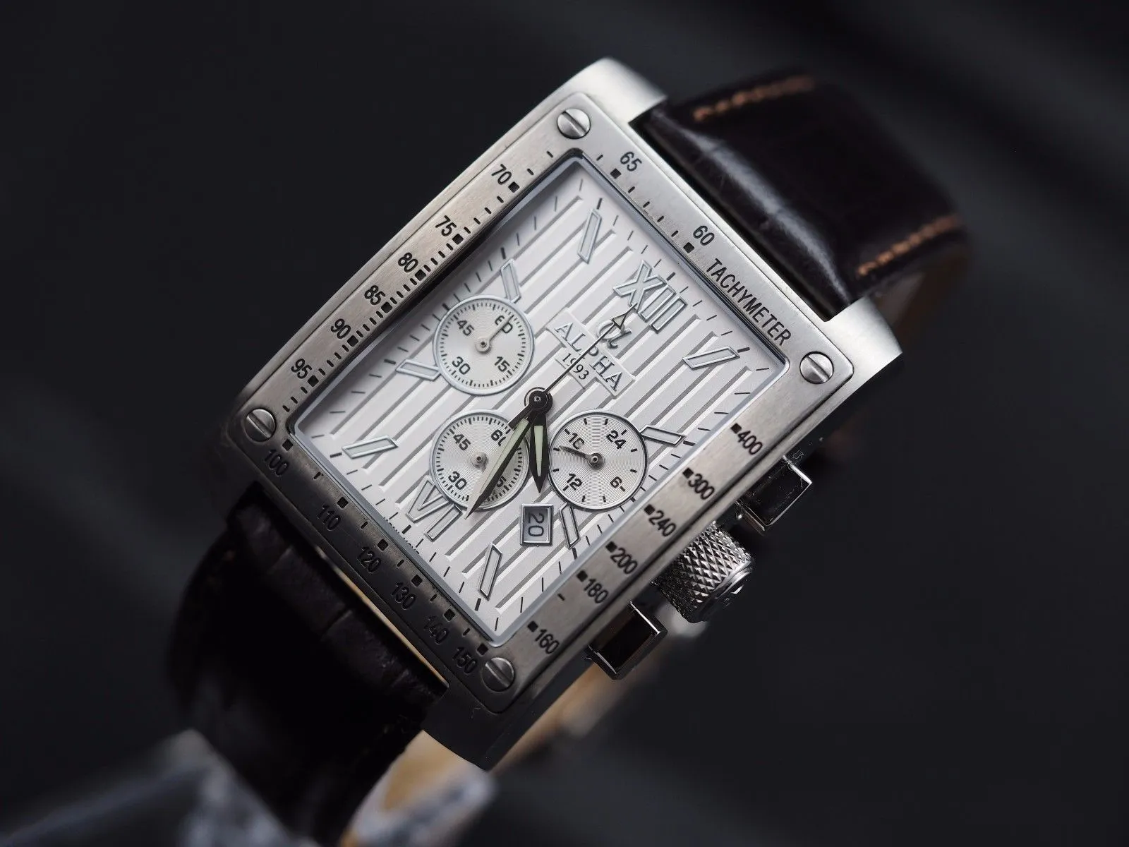 Alpha Tachymeter quartz watch