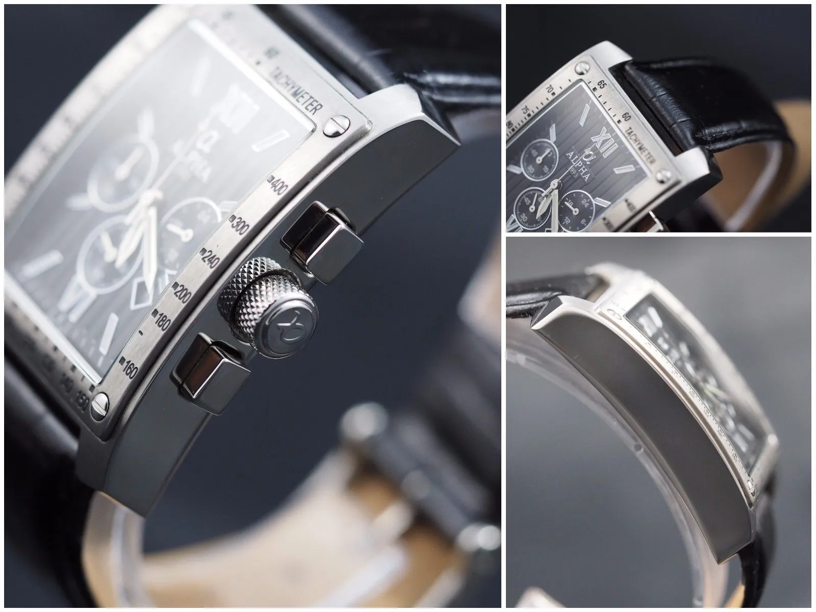 Alpha Tachymeter quartz watch