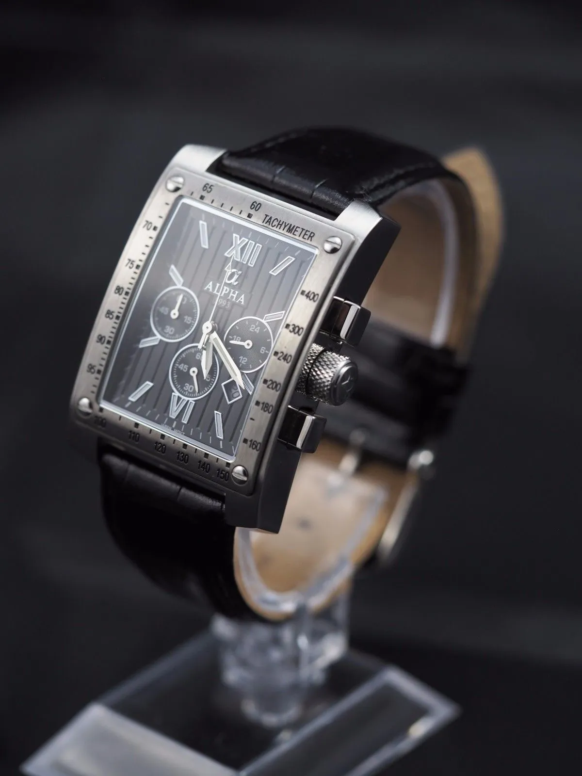 Alpha Tachymeter quartz watch