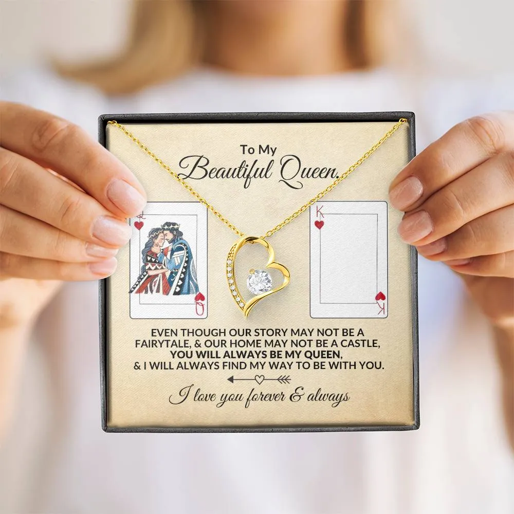 Always Be My Queen | Forever Love Necklace