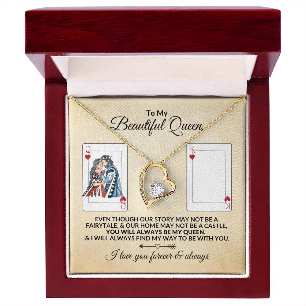 Always Be My Queen | Forever Love Necklace