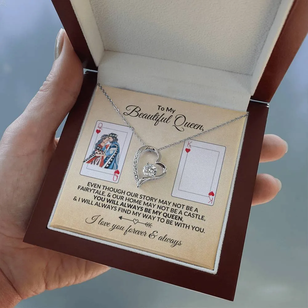 Always Be My Queen | Forever Love Necklace