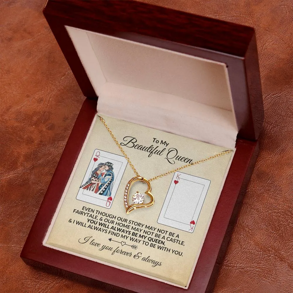 Always Be My Queen | Forever Love Necklace