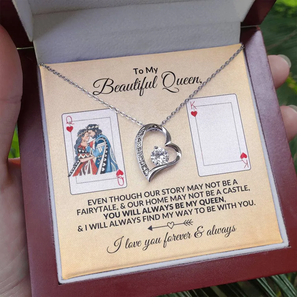 Always Be My Queen | Forever Love Necklace