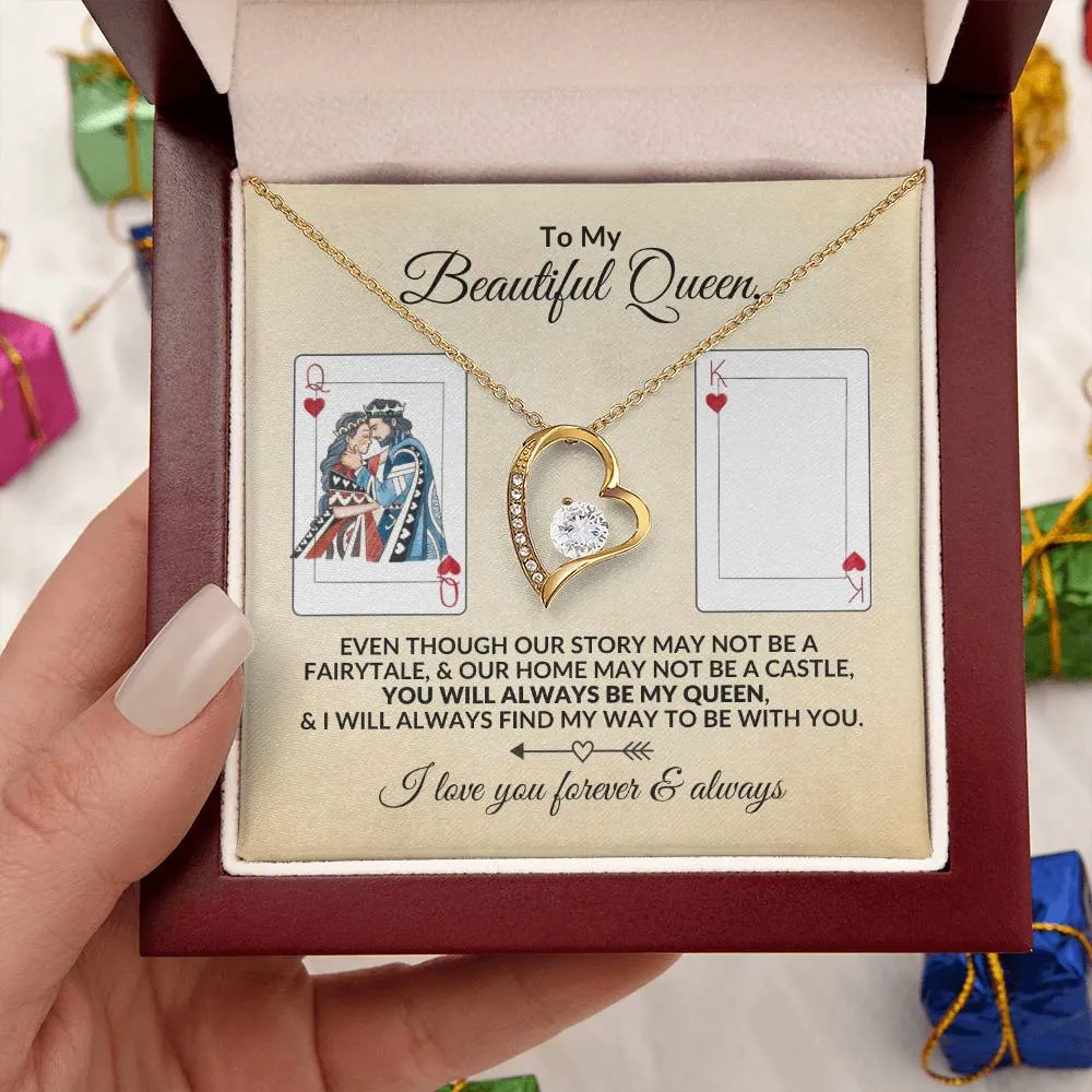 Always Be My Queen | Forever Love Necklace