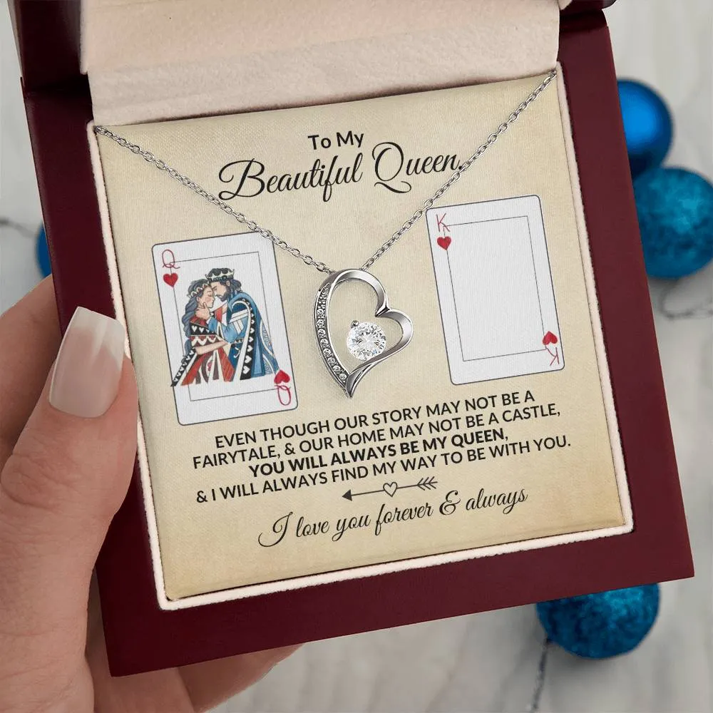 Always Be My Queen | Forever Love Necklace