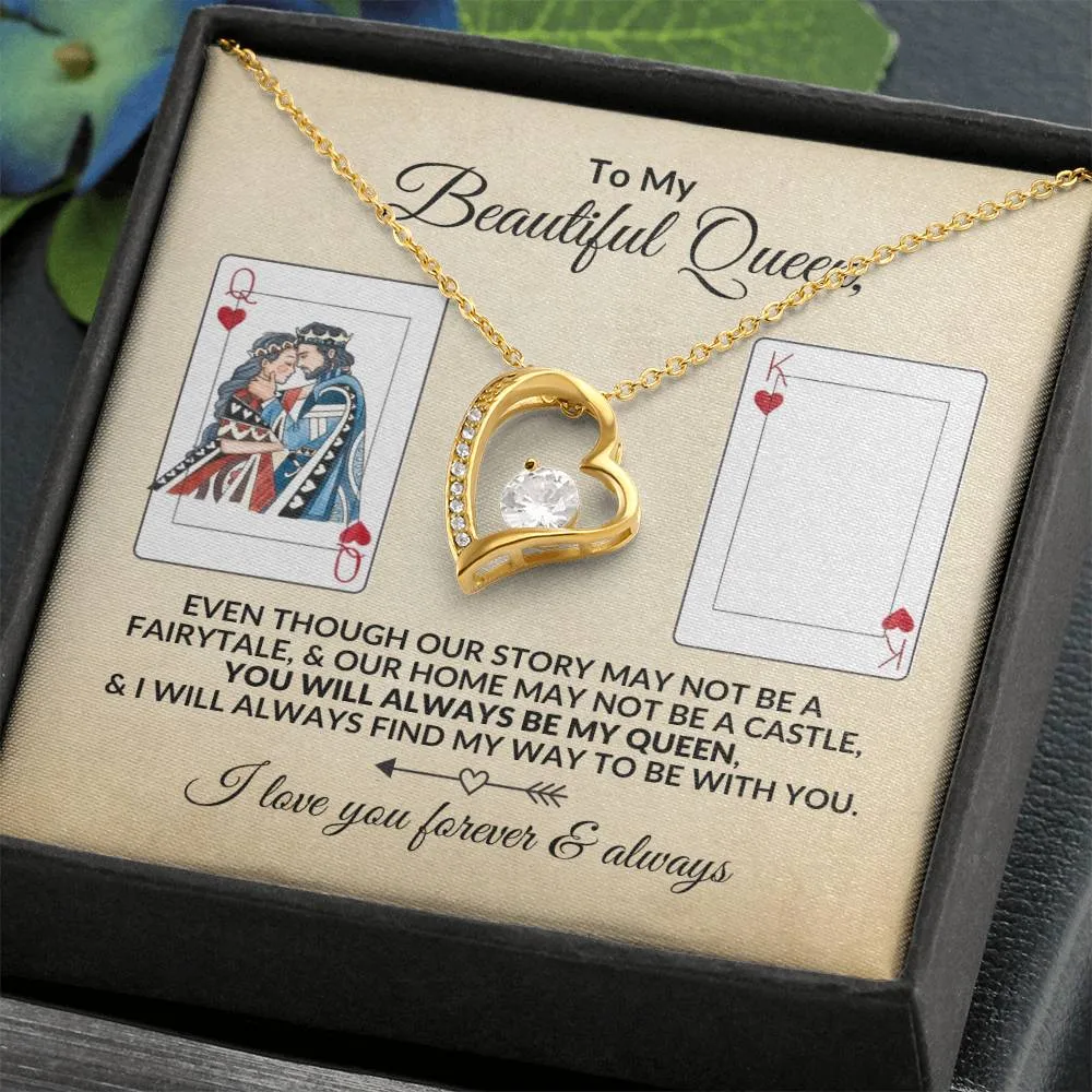 Always Be My Queen | Forever Love Necklace
