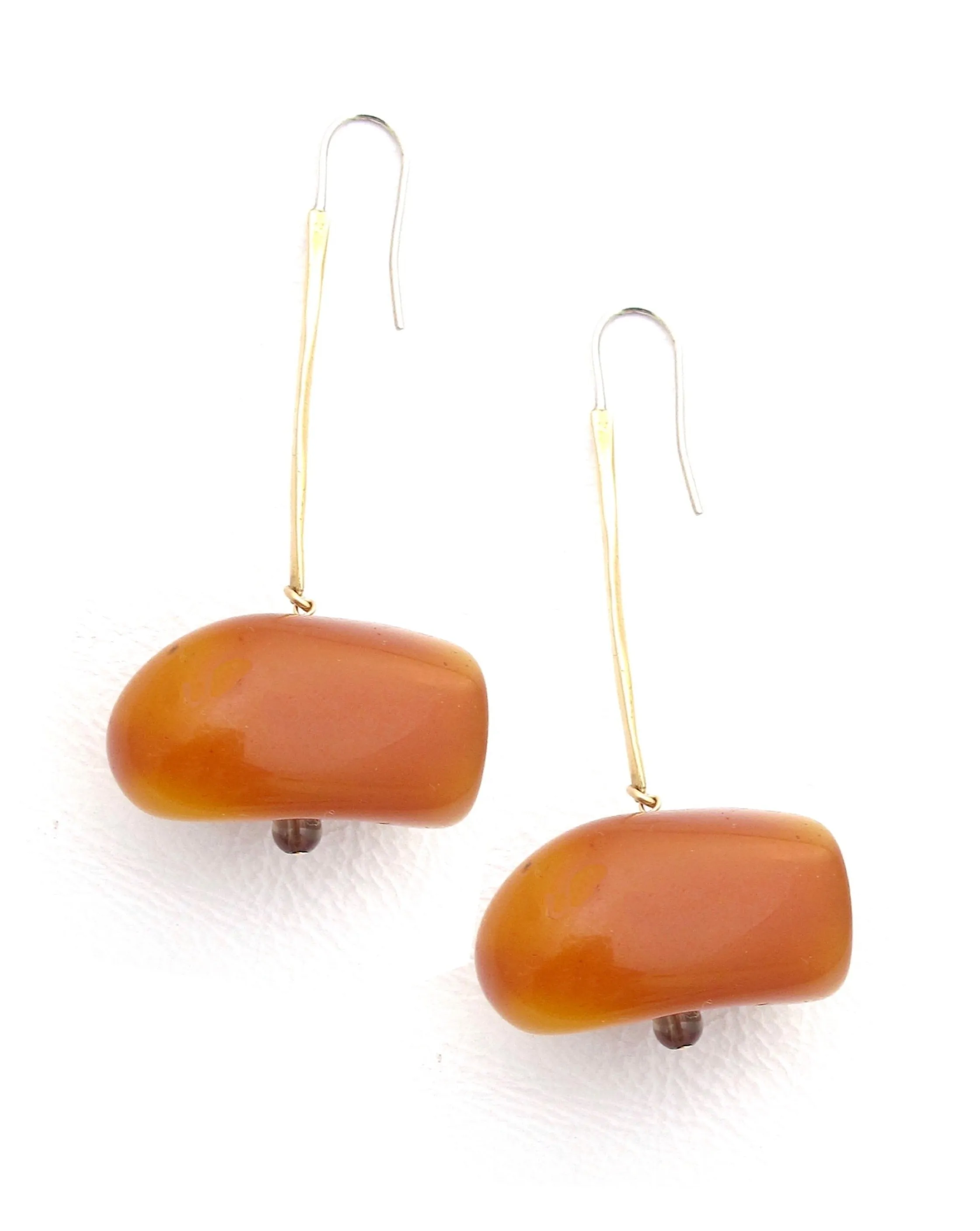 Amber Drop Earrings