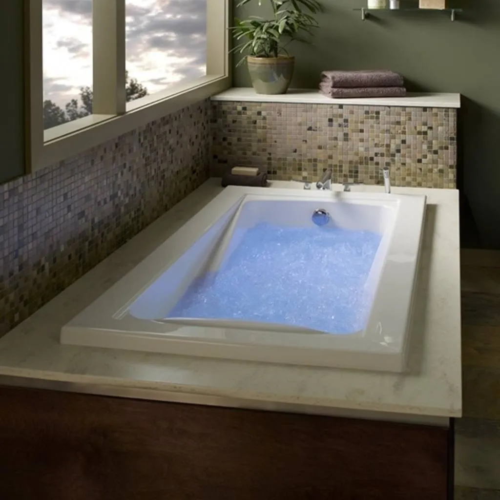 American Standard - 3574.448WC.K2.020 - Green Tea 5ft x 42in EcoSilent Combo Massage System