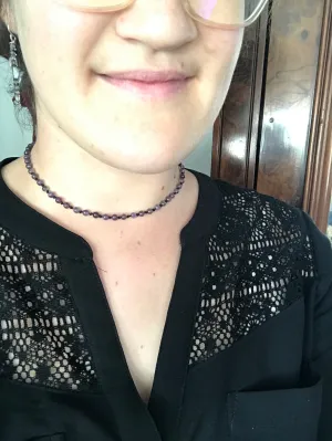 Amethyst Beaded Necklace