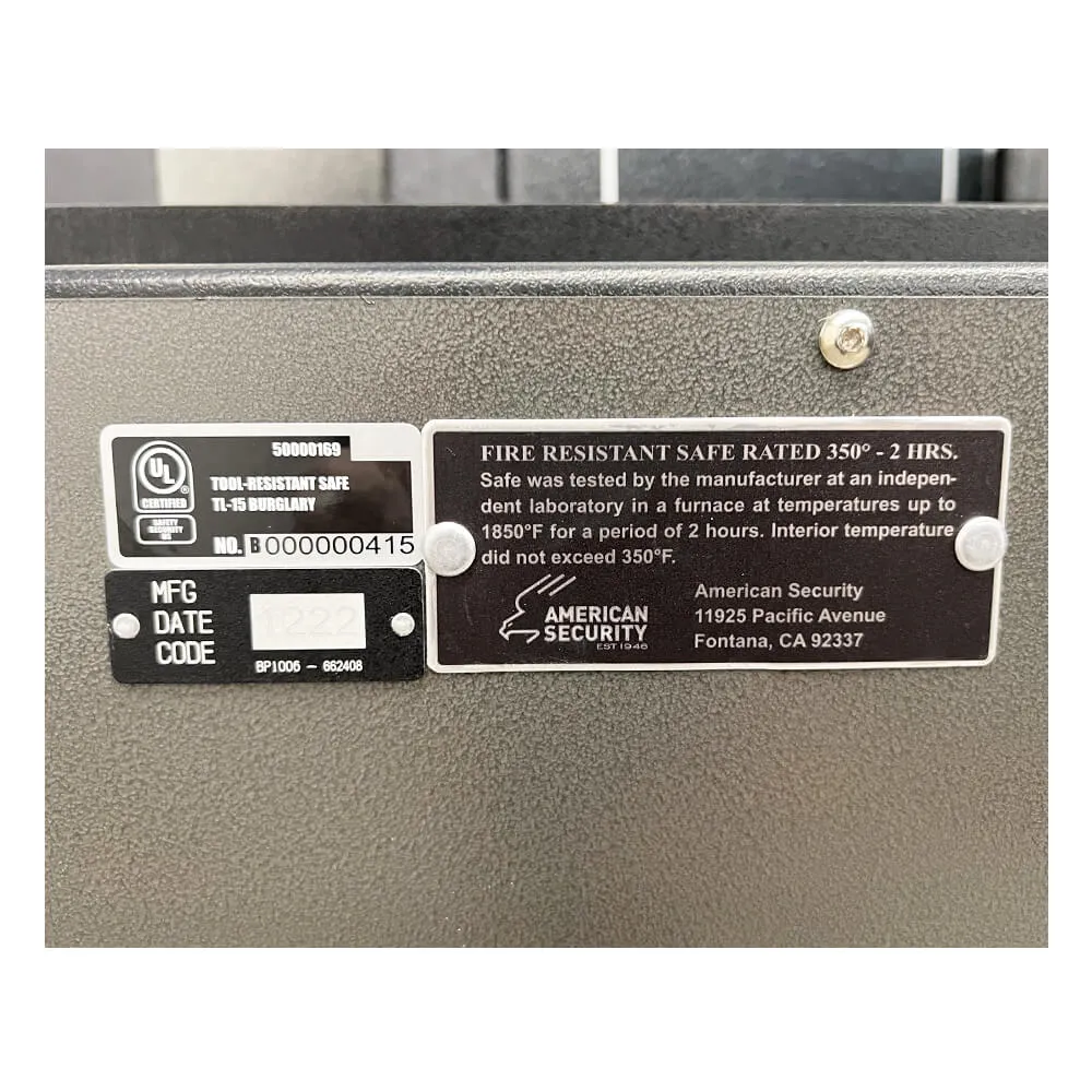 AMSEC CEV-1814 High Security Safe with Scratches
