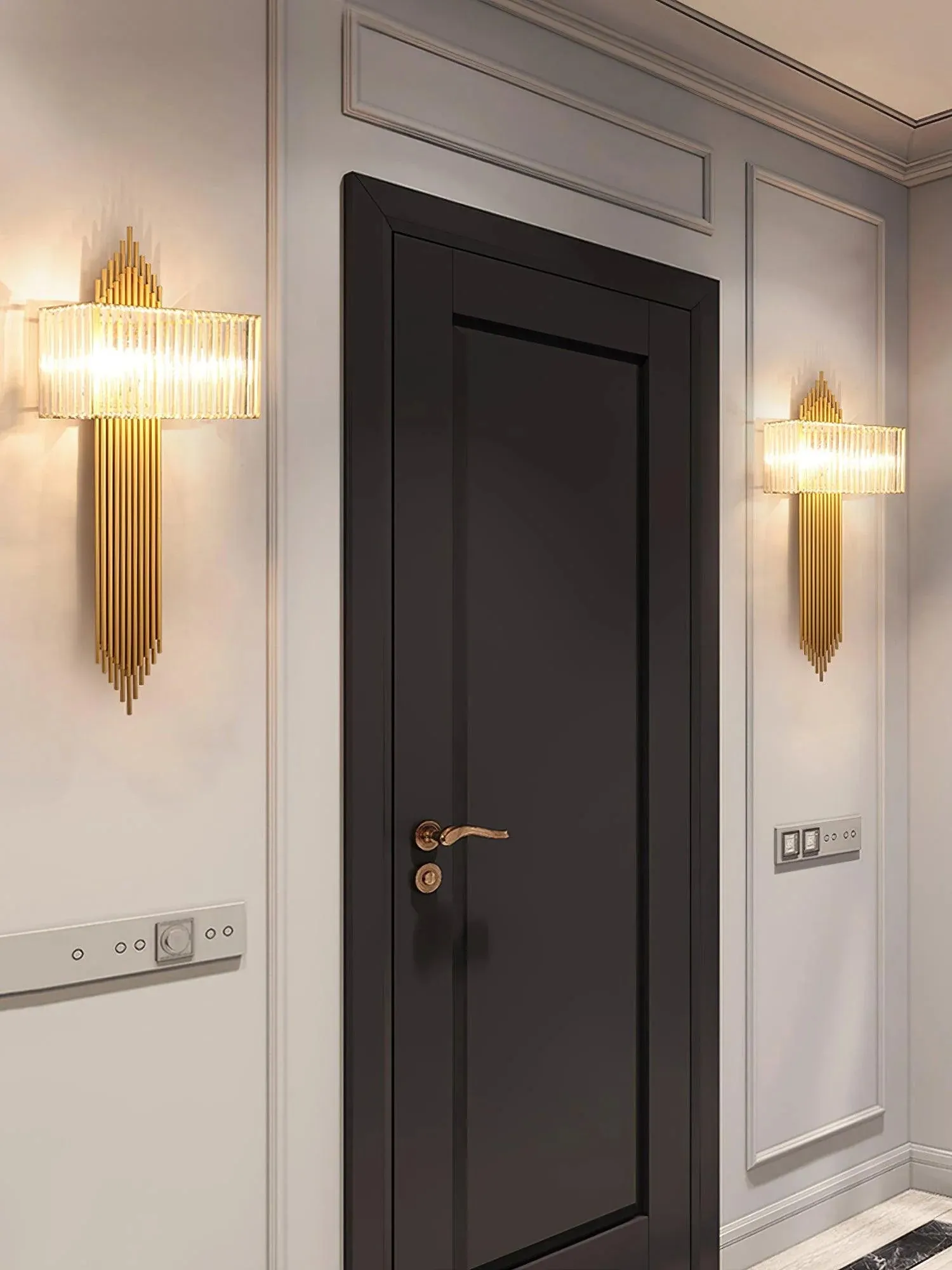 AN Hudson Crystal Wall Lamp