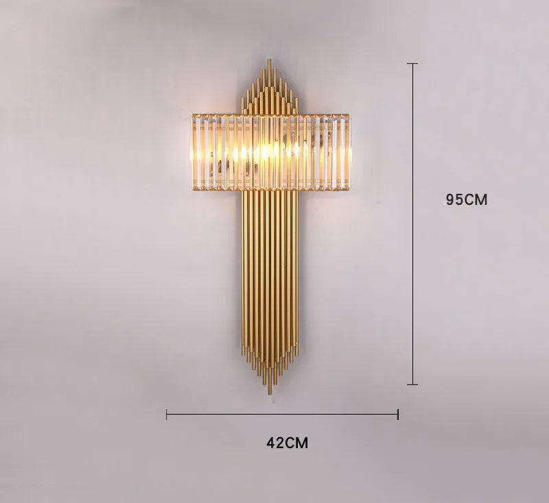 AN Hudson Crystal Wall Lamp