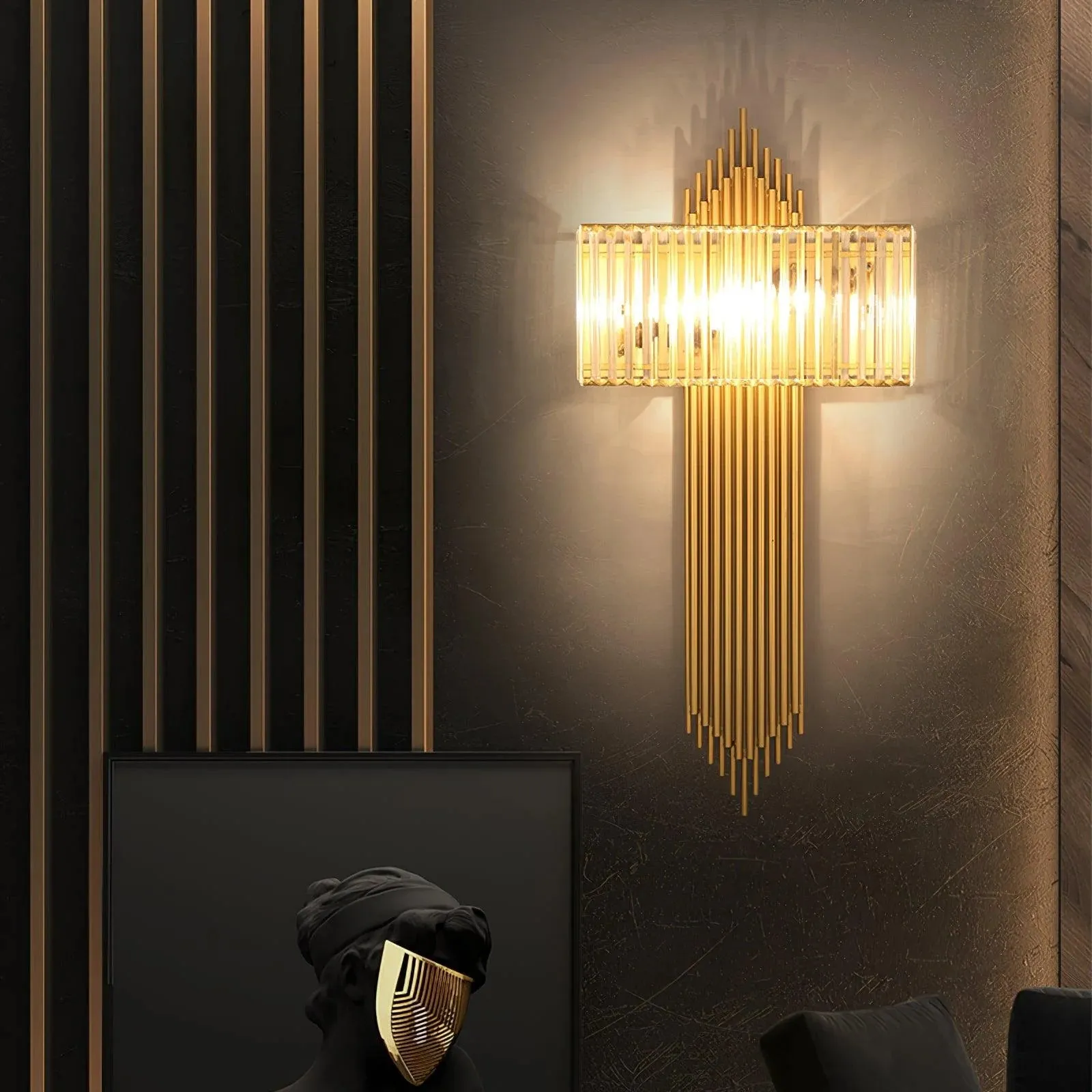 AN Hudson Crystal Wall Lamp
