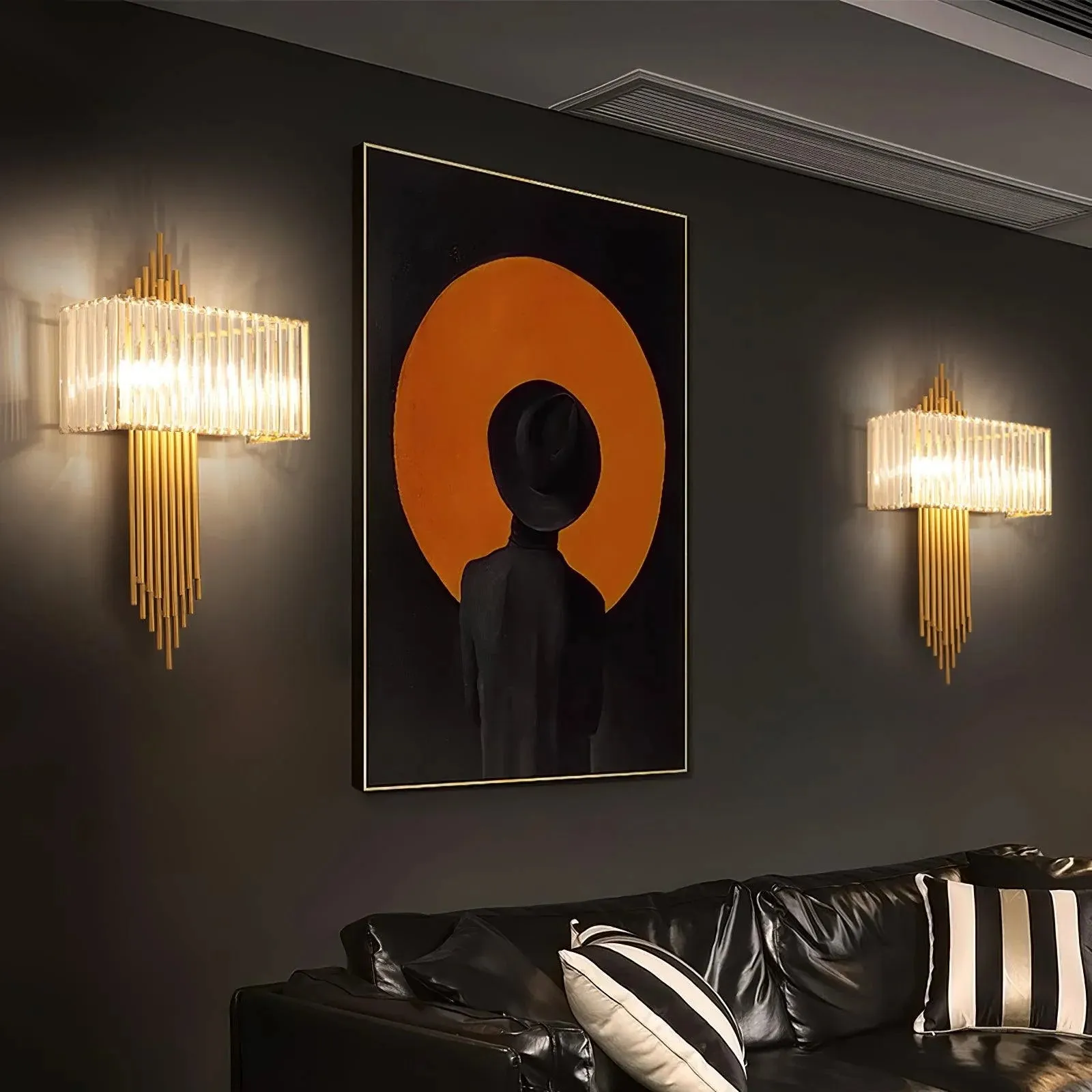 AN Hudson Crystal Wall Lamp