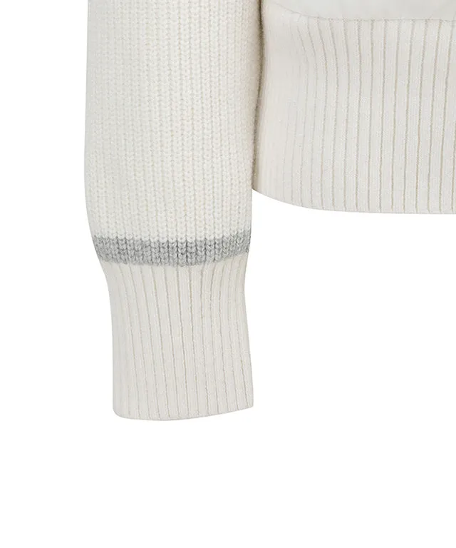 ANEW Golf: Women Hybrid Knit Jacket - Ivory