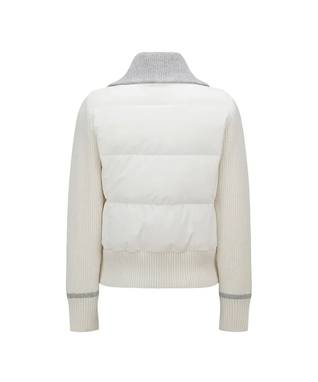 ANEW Golf: Women Hybrid Knit Jacket - Ivory