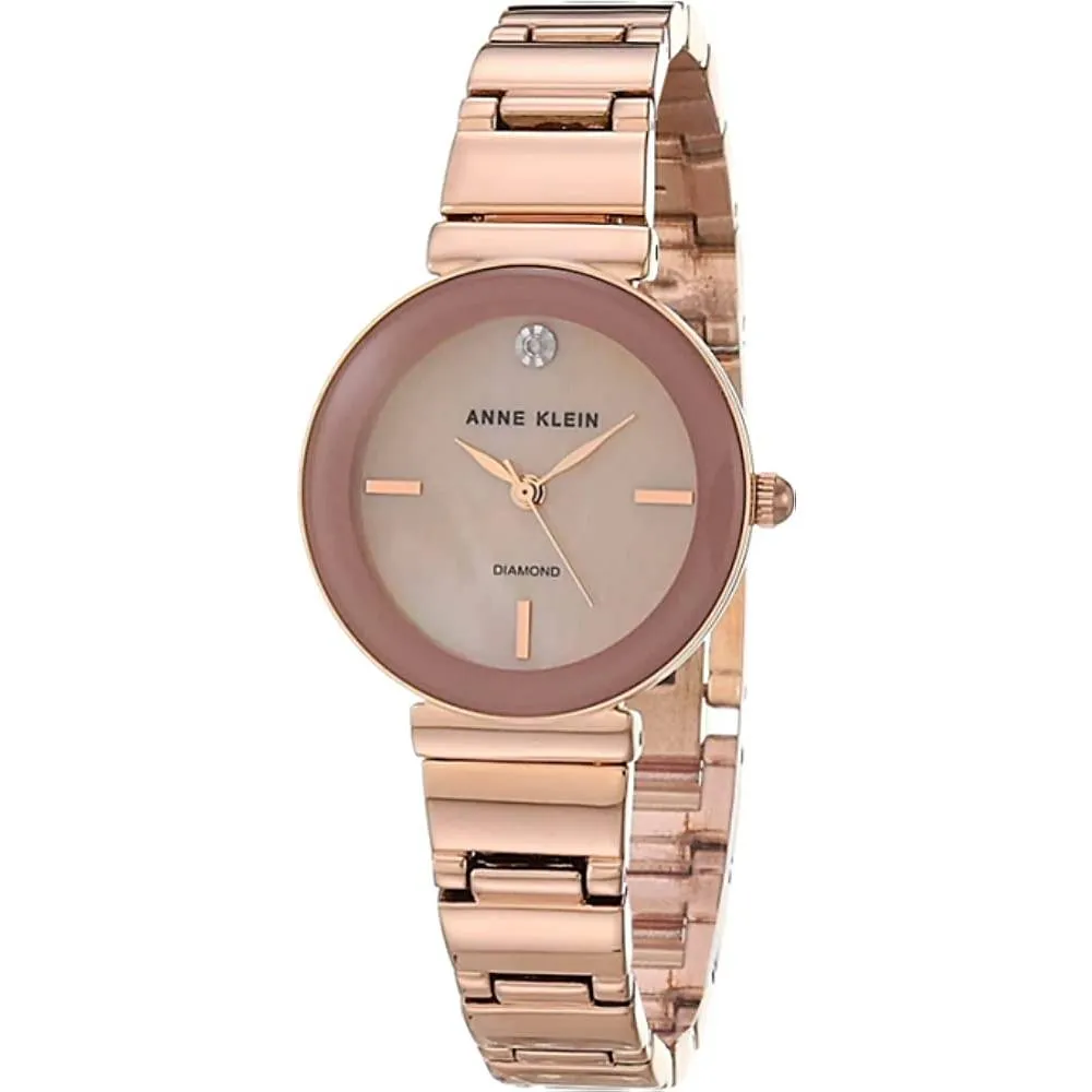 Anne Klein Women's Genuine Diamond Dial Bracelet Watch | Multiple Colors