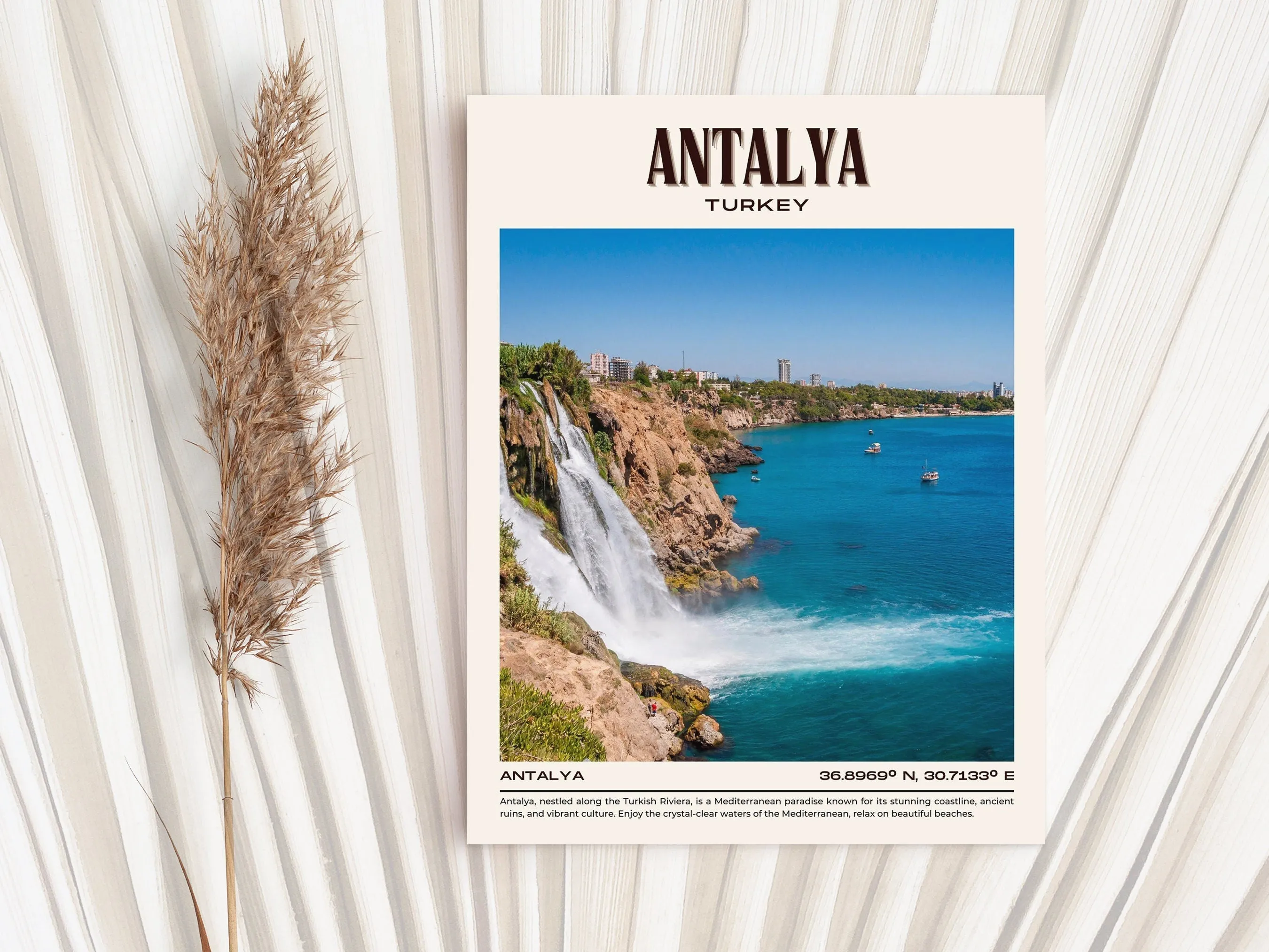 Antalya Vintage Wall Art, Turkey
