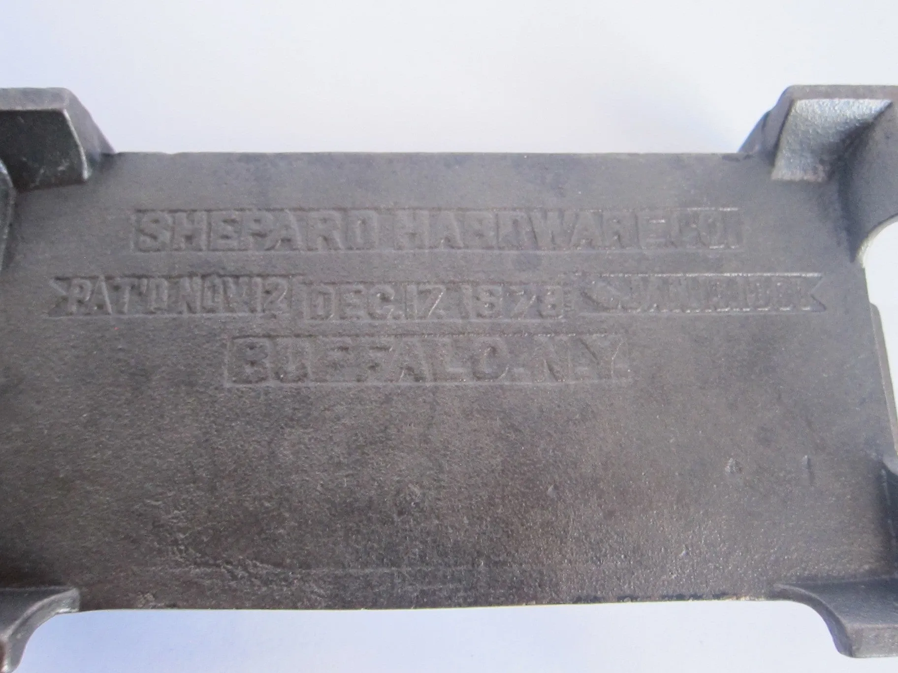 Antique Shepard Hardware 1878 Victorian Mechanical Fluting Iron