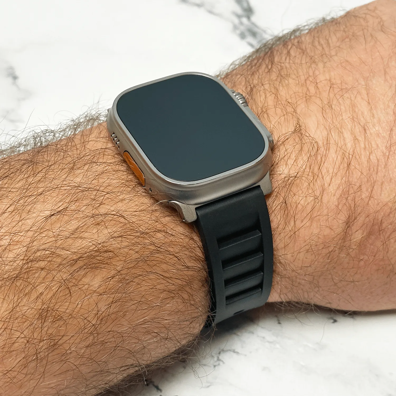 Apple Band ULTRA - Shark Gill Rubber - Black