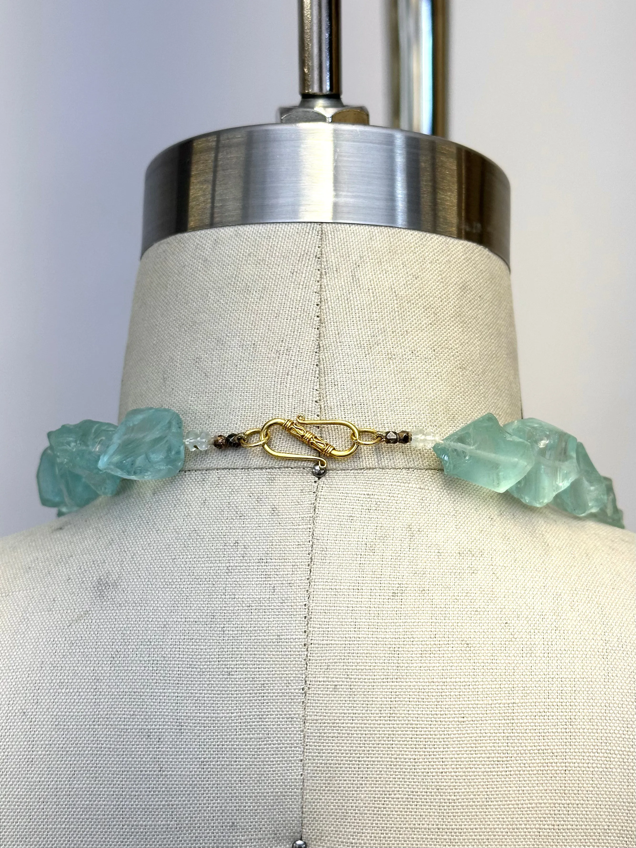 Aquamarine & Coral Sea Necklace*