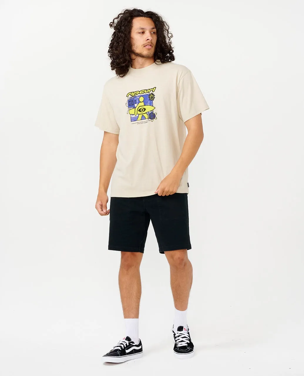 ARCHIVE SUPERCOMP CPU TEE - VINTAGE WHITE