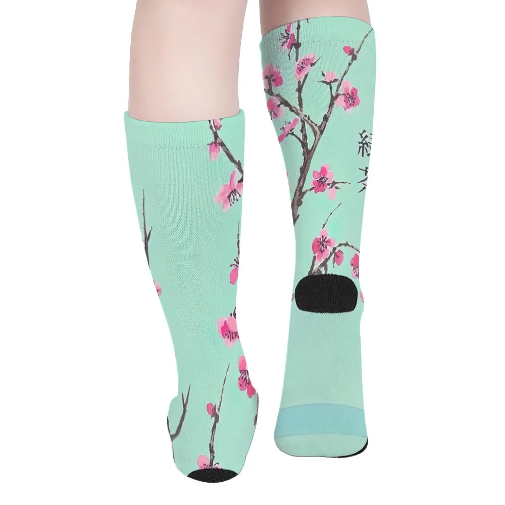 Arizona Green Tea Pattern Long Cute Women's Socks