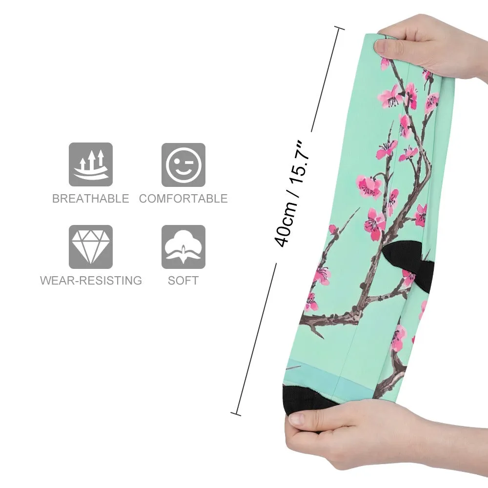 Arizona Green Tea Pattern Long Cute Women's Socks