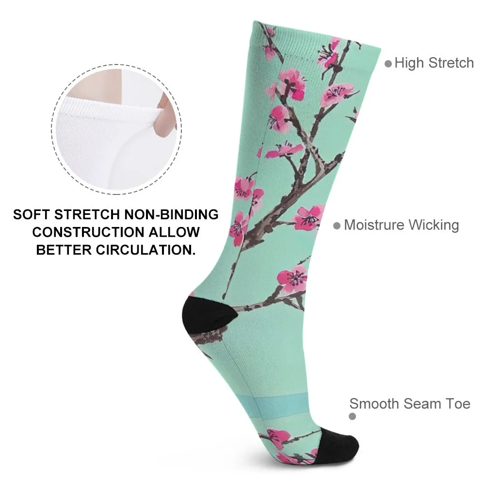 Arizona Green Tea Pattern Long Cute Women's Socks