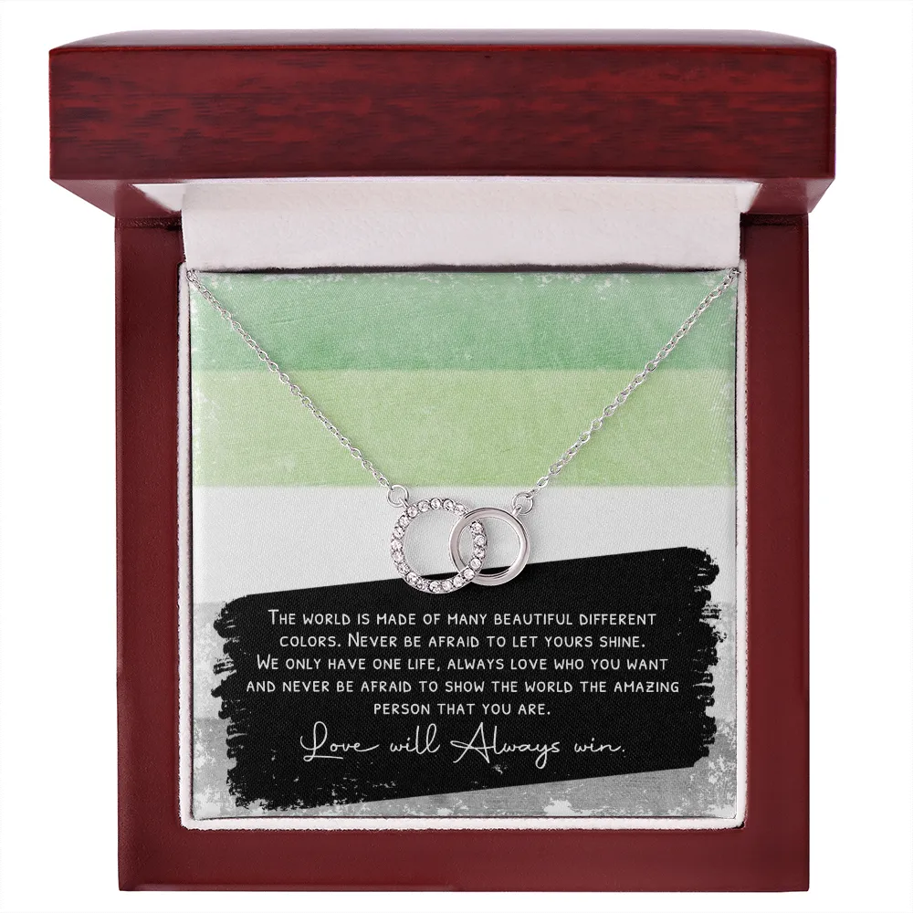 Aromantic Jewelry Card Necklace Gift