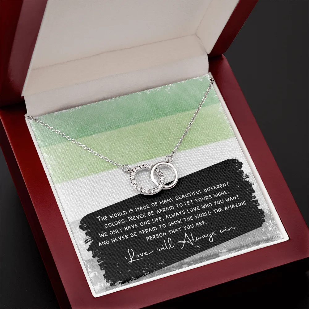 Aromantic Jewelry Card Necklace Gift