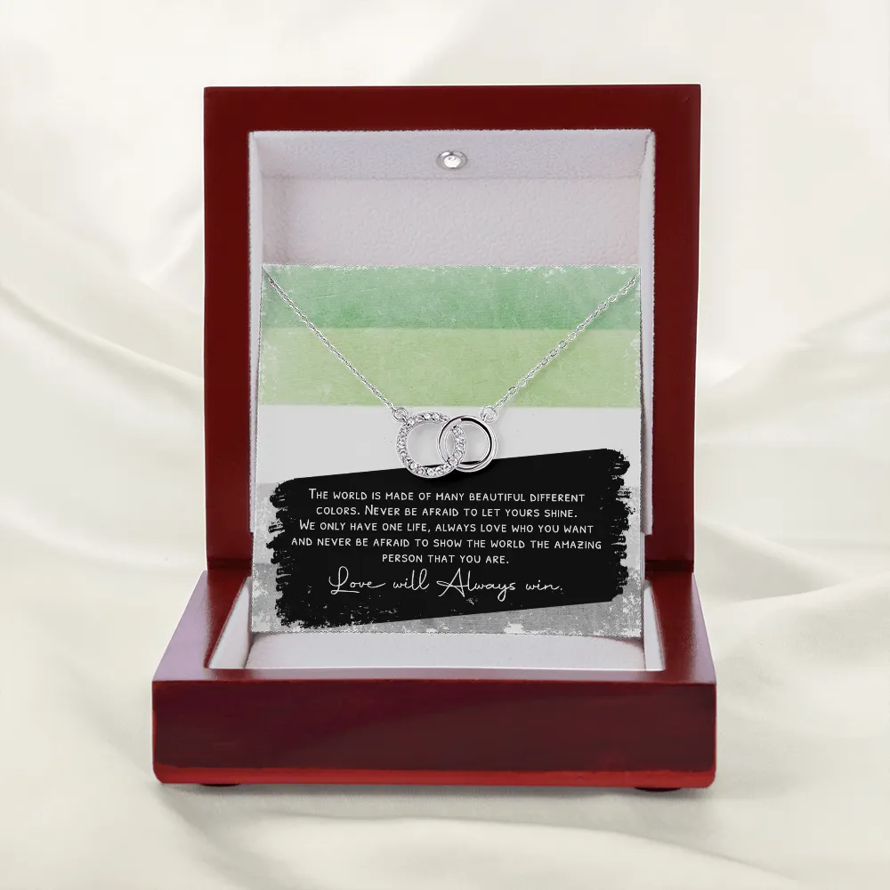 Aromantic Jewelry Card Necklace Gift