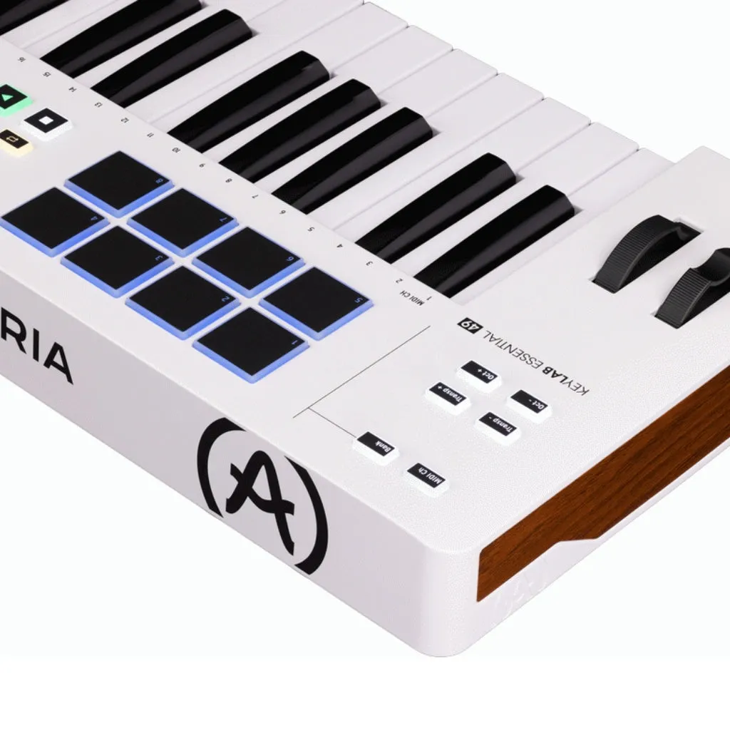 Arturia KeyLab Essential MK3 49-Key MIDI Controller - White
