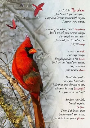 As I Sit In Heaven Soothing Poem for Grieving Loved One - AI Created One of a Kind Digital Download Print - Canvas Poster Art - DIY Gift