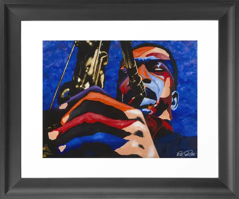Ascension - John Coltrane portrait art - Limited Edition Giclee Wall Art Prints & Wall Decor - Vakseen Art