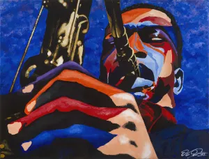 Ascension - John Coltrane portrait art - Limited Edition Giclee Wall Art Prints & Wall Decor - Vakseen Art
