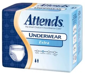 *Attends Underwear Extra Absorbency Large - Case of 72 - Model AP0730