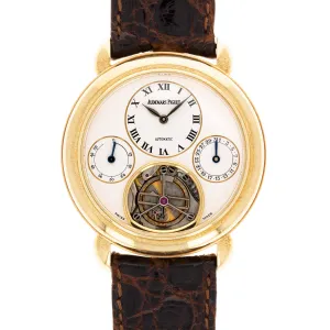 Audemars Piguet Jules Audemars Yellow Gold Tourbillon Watch Ref. 25718