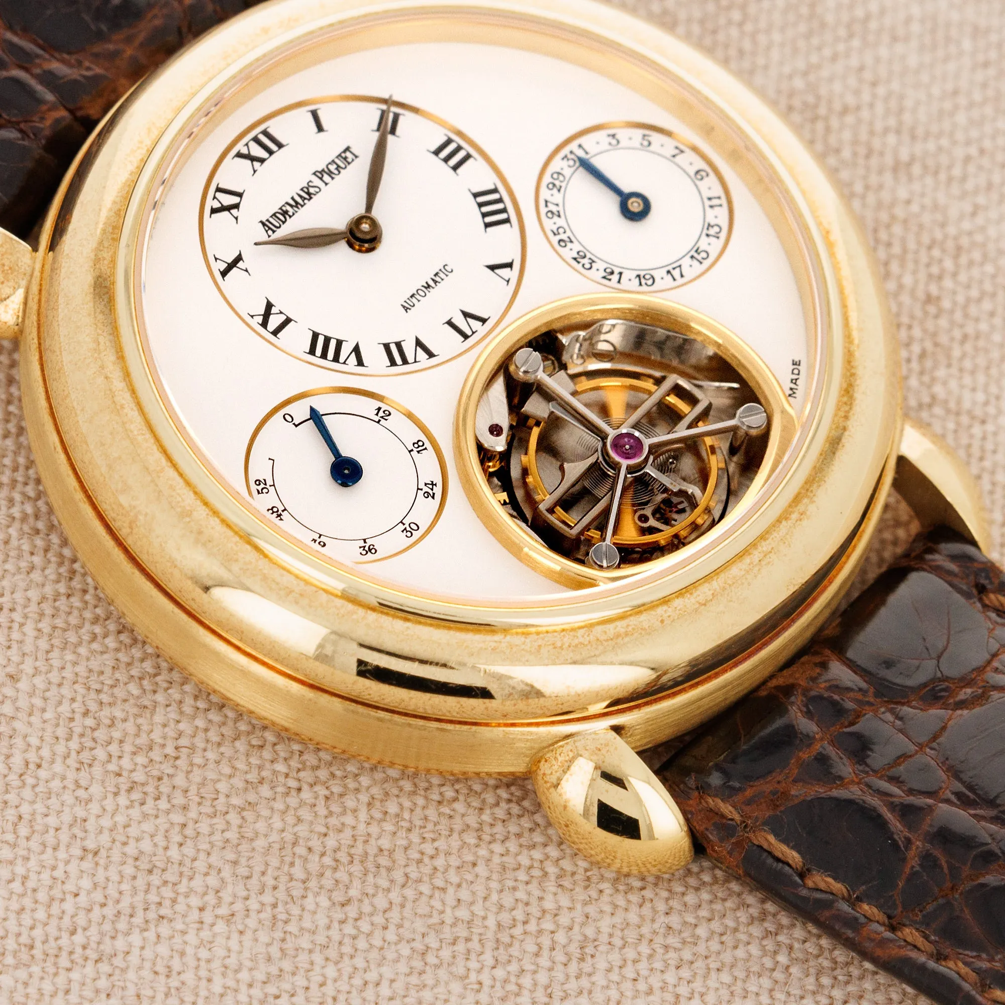 Audemars Piguet Jules Audemars Yellow Gold Tourbillon Watch Ref. 25718